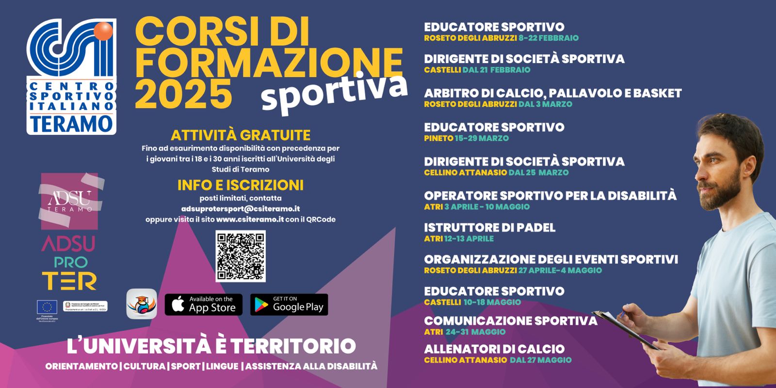 La Formazione sportiva CSI continua con Adsu Pro Ter 